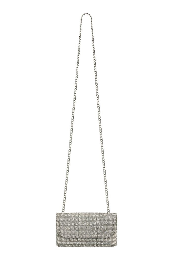 Britney PU Crossbody, Silver